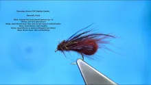 Video thumb for Chocolate Brown CDC Bubble Caddis