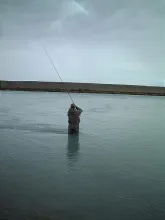 User submitted picture: 2 Handed fishing in an Ar...