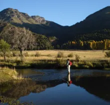 User submitted picture: Ronny in the spring creek...